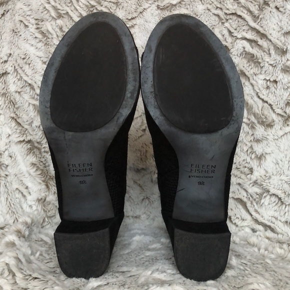 Eileen Fisher Croft Stretch Knit Open-Toe Bootie - Picture 7 of 7